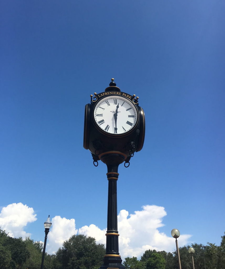 Lafreniere Park clock - Jefferson Parish Psychiatrist - Kramer Psychiatric Services - Metairie, Louisiana